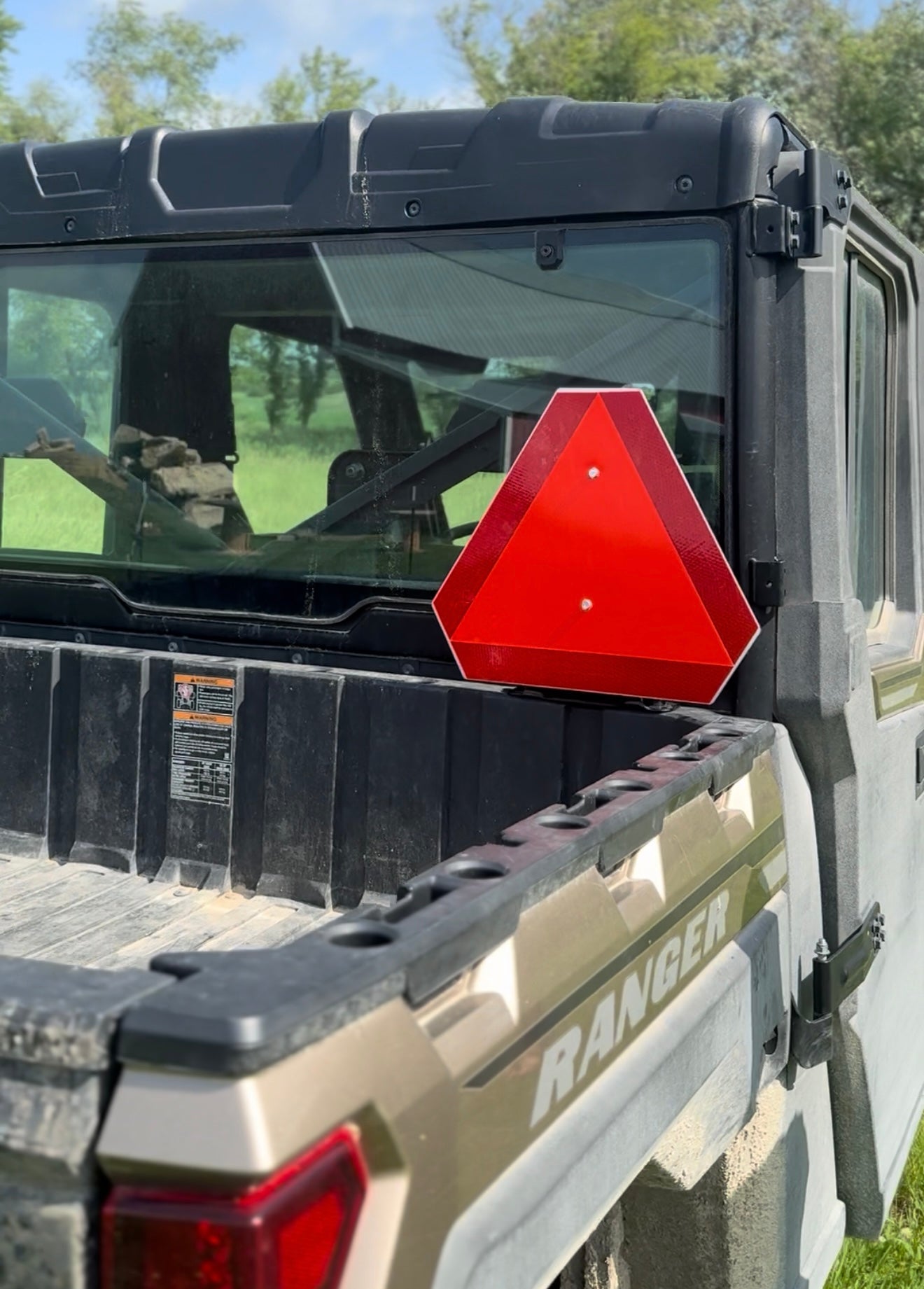 Polaris quick attach SMV sign
