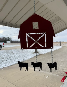 Barn Scene Wind Chime
