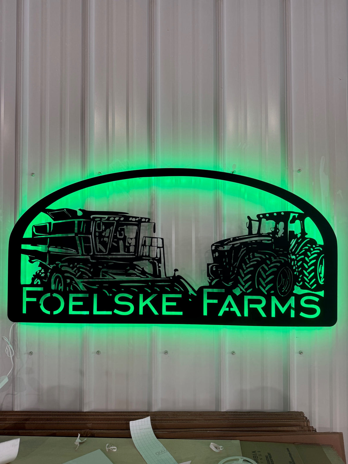 Jones Farm Sign JD Farm Sign LED 32