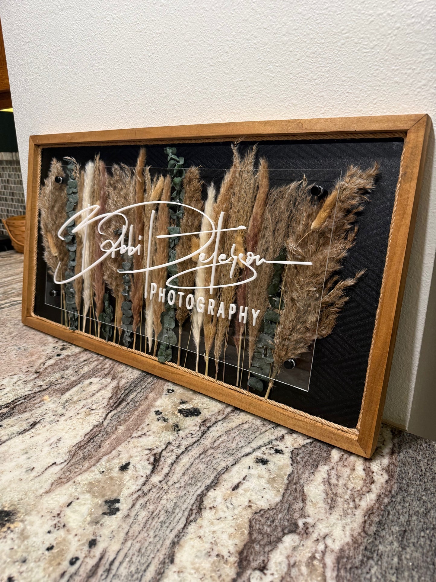 Last name sing- Boho Decor- Wedding Sign- Floral Sign