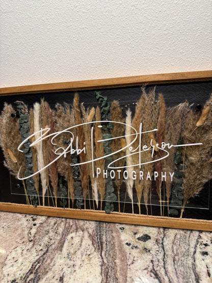 Last name sing- Boho Decor- Wedding Sign- Floral Sign