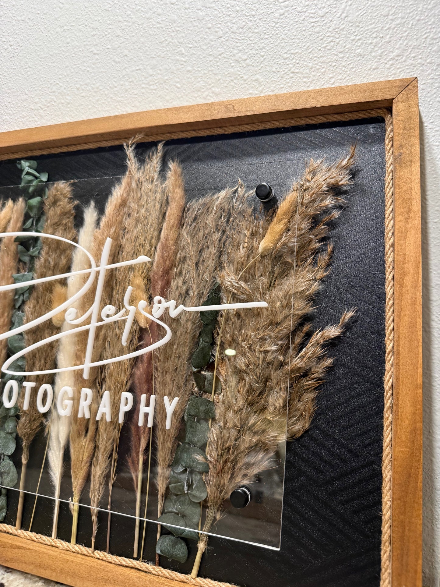 Last name sing- Boho Decor- Wedding Sign- Floral Sign