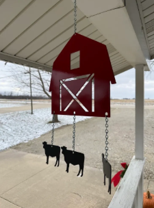 Barn Scene Wind Chime