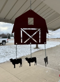 Barn Scene Wind Chime