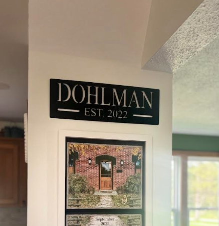 Classic Last Name Sign