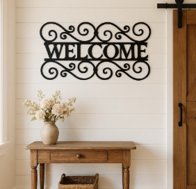Decorative Welcome Sign