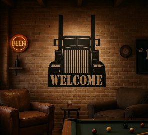 Custom Trucker LED Sign