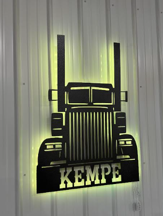 Custom Trucker LED Sign