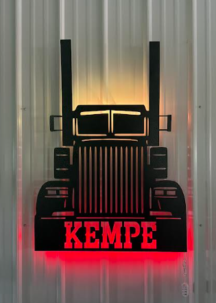 Custom Trucker LED Sign